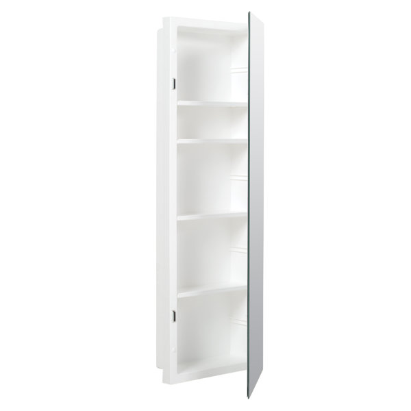 Wade Logan® Antanea 12'' W 36'' H Recessed Frameless Medicine Cabinet ...